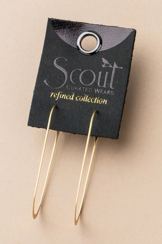 Refined Earring Collection - Cosmic Oval/Gold