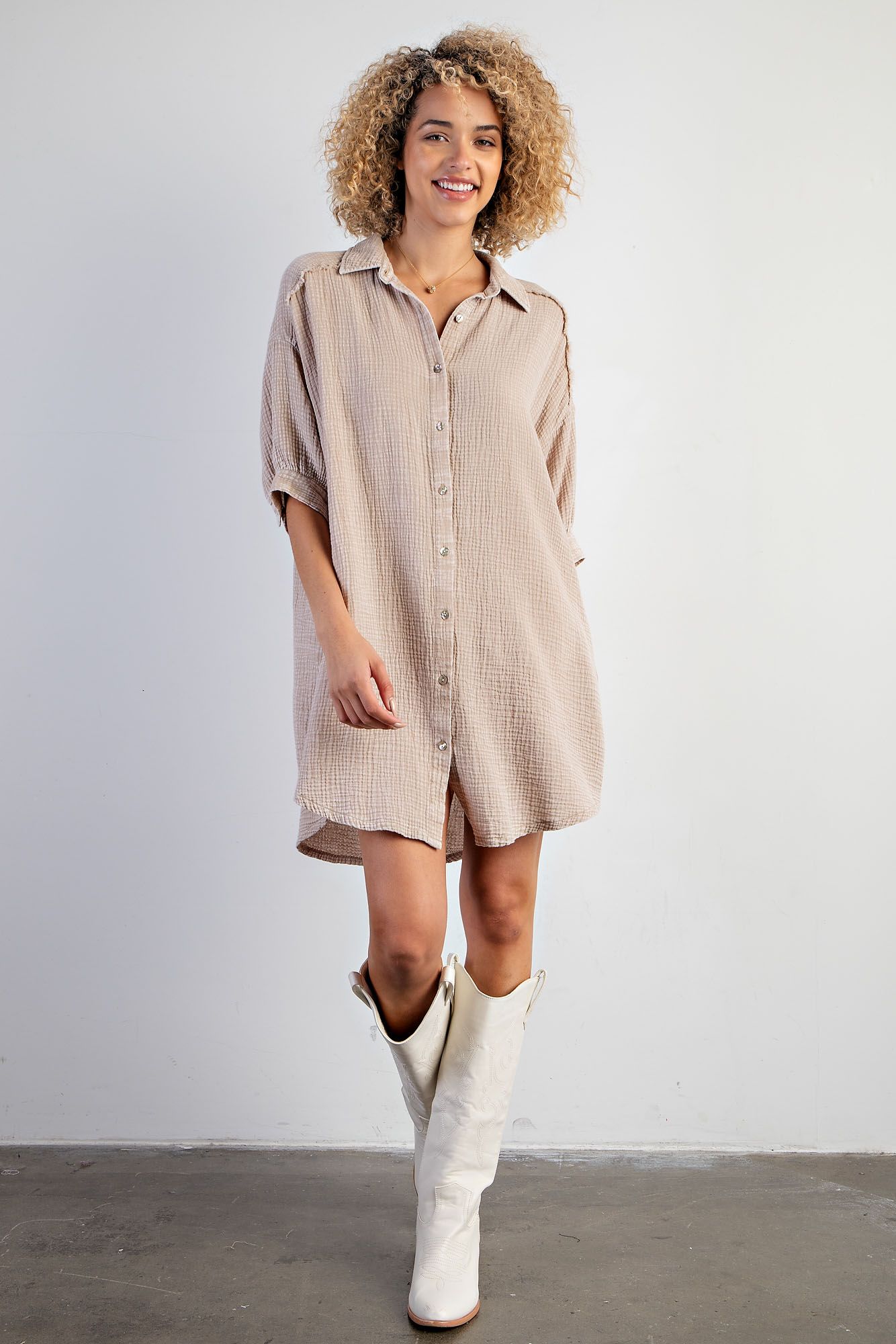 Sasha Button Down Dress