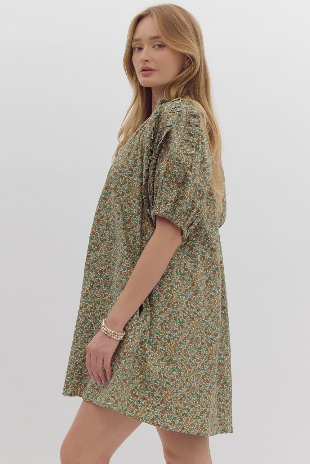 Tilly Floral Button Up Dress