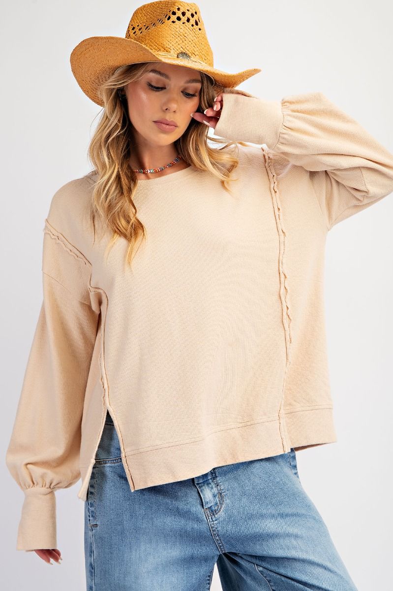 Saige Ribbed Knit Pullover