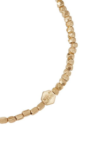 Mini Metal Stacking Bracelet - Gold