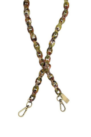 42" Autumnal Lucite Cable Chain Strap