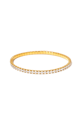 Valentina Tennis Bracelet - Gold