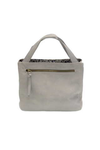Brandi Convertible Crossbody Handbag - Light Grey