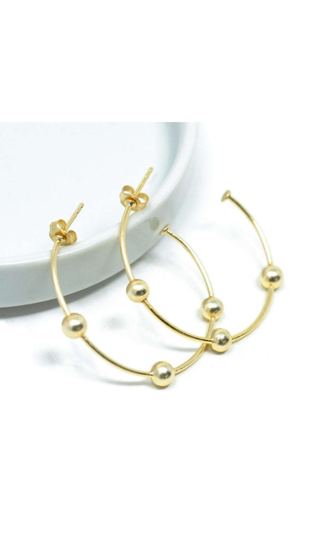 Hoop No. 14 Small Gold with Gold