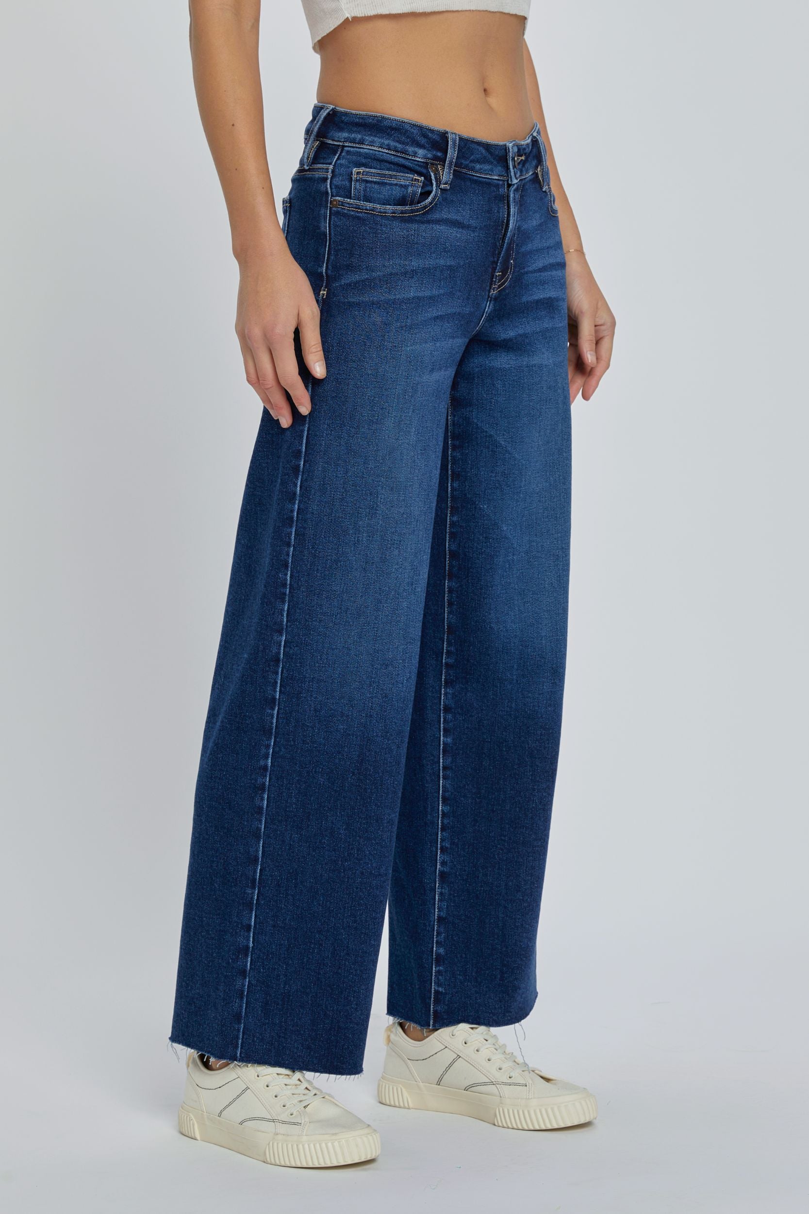 Martha Mid Rise Wide Leg Jeans