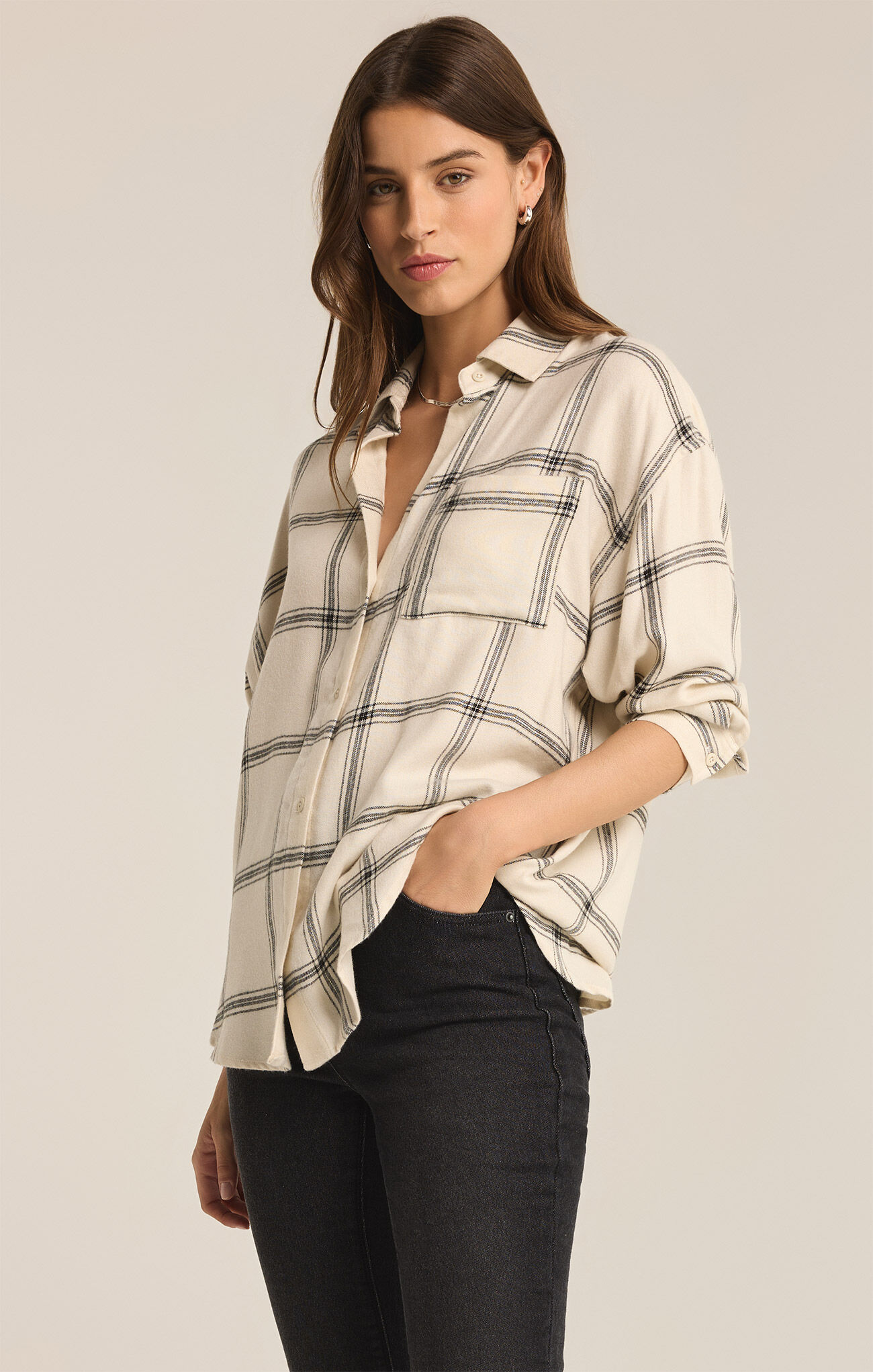 [Z Supply] River Plaid Button Up