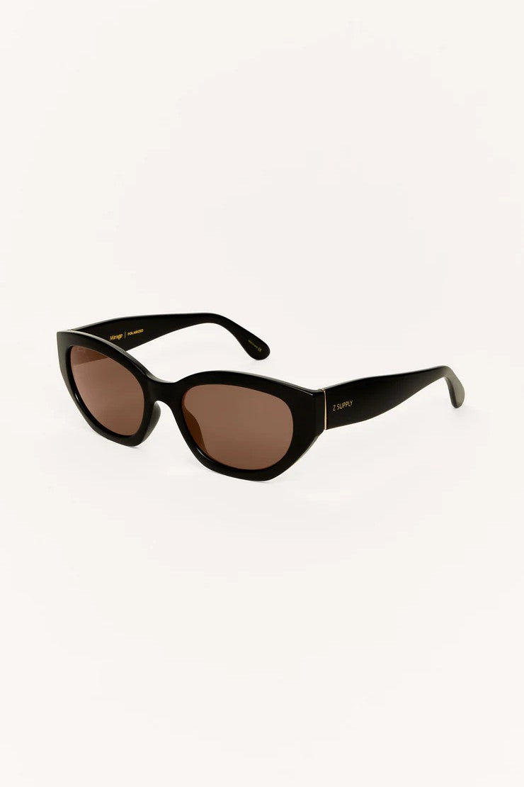 [Z Supply] Mirage Sunnies - Polished Black-Brown
