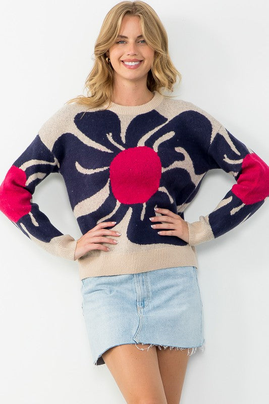 Fiona Flower Power Sweater