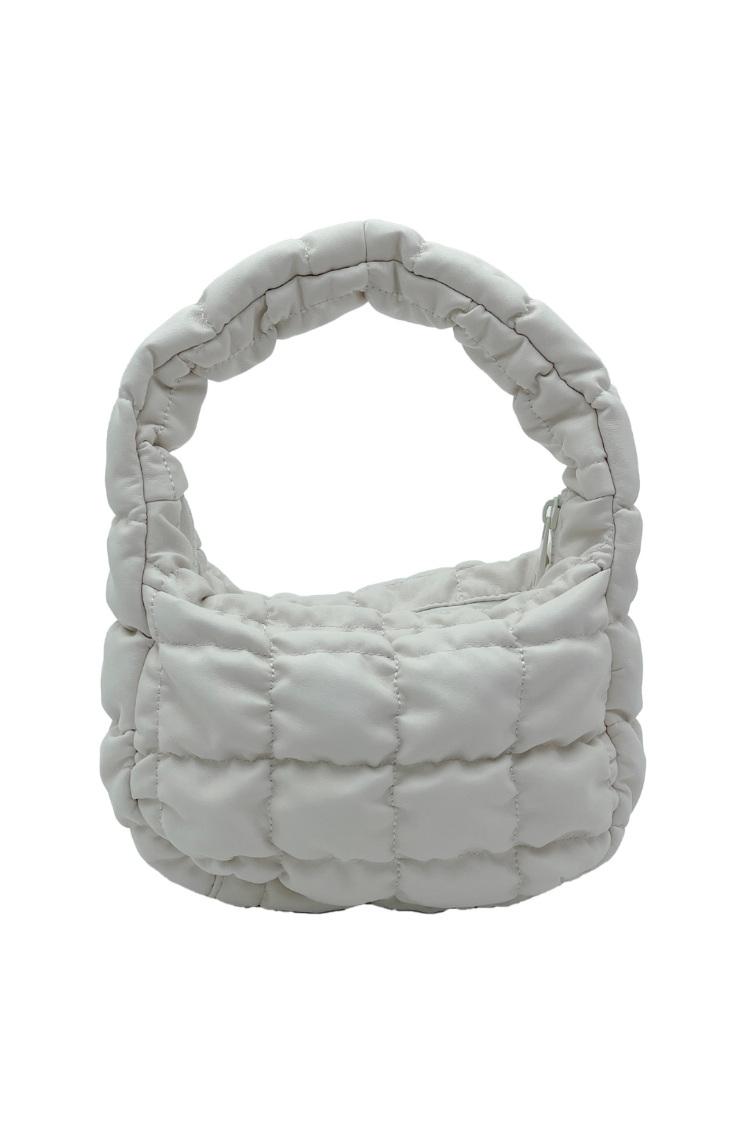 Micro Quilted Bag - Ivory