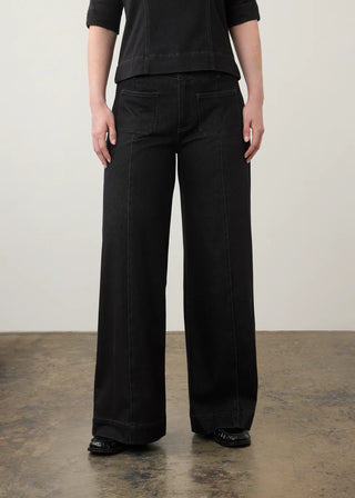 Cary Pull-On Wide Leg Jeans