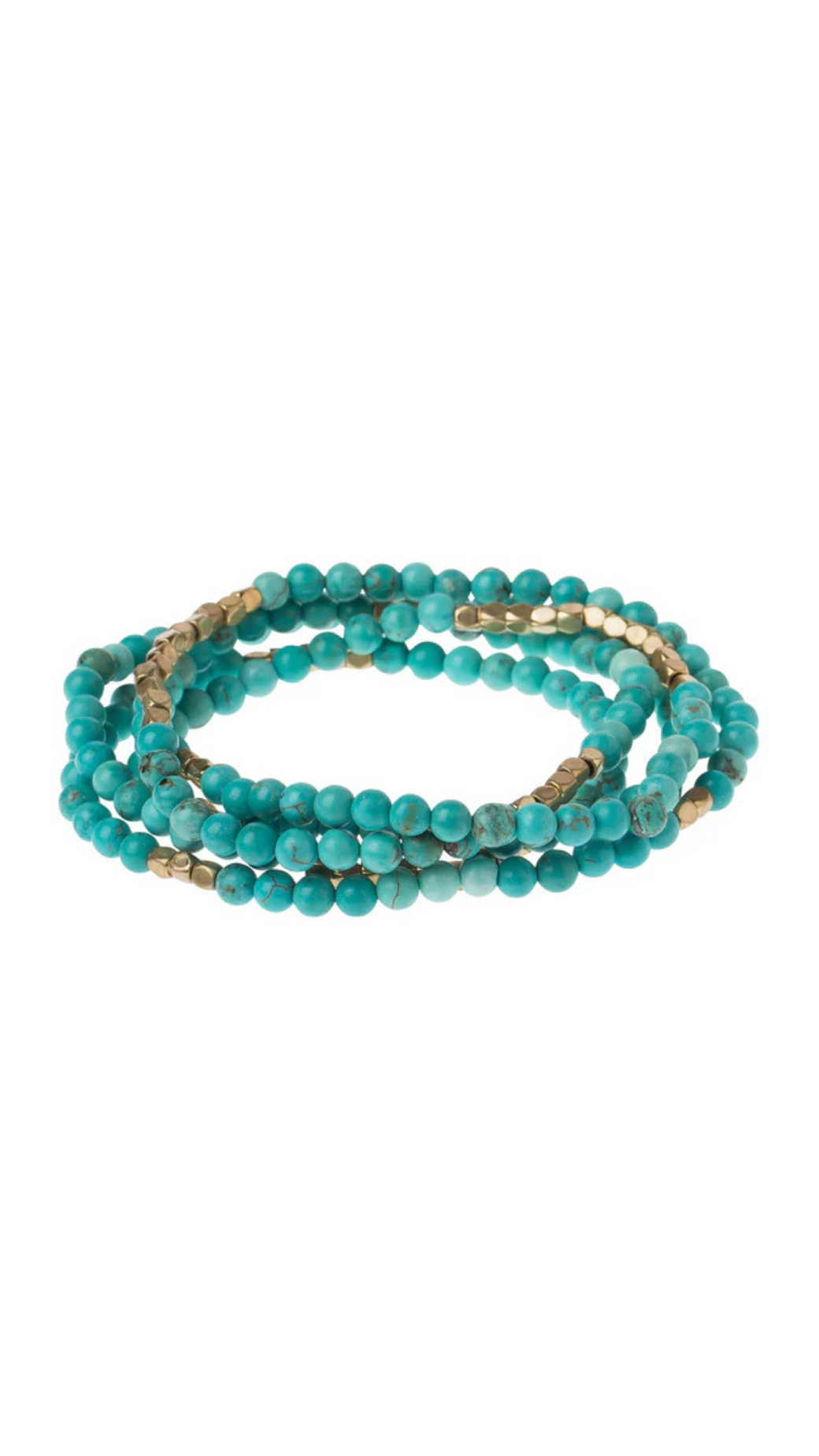 Stone Wrap: Turquoise/Gold - Stone of the Sky