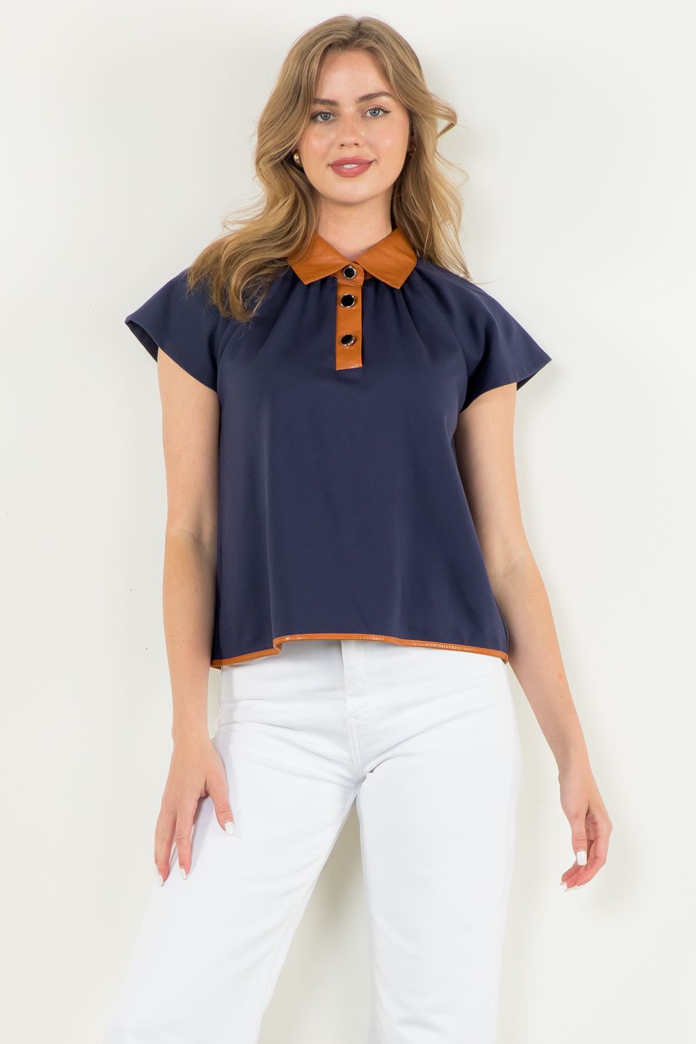 Patty Polo Top