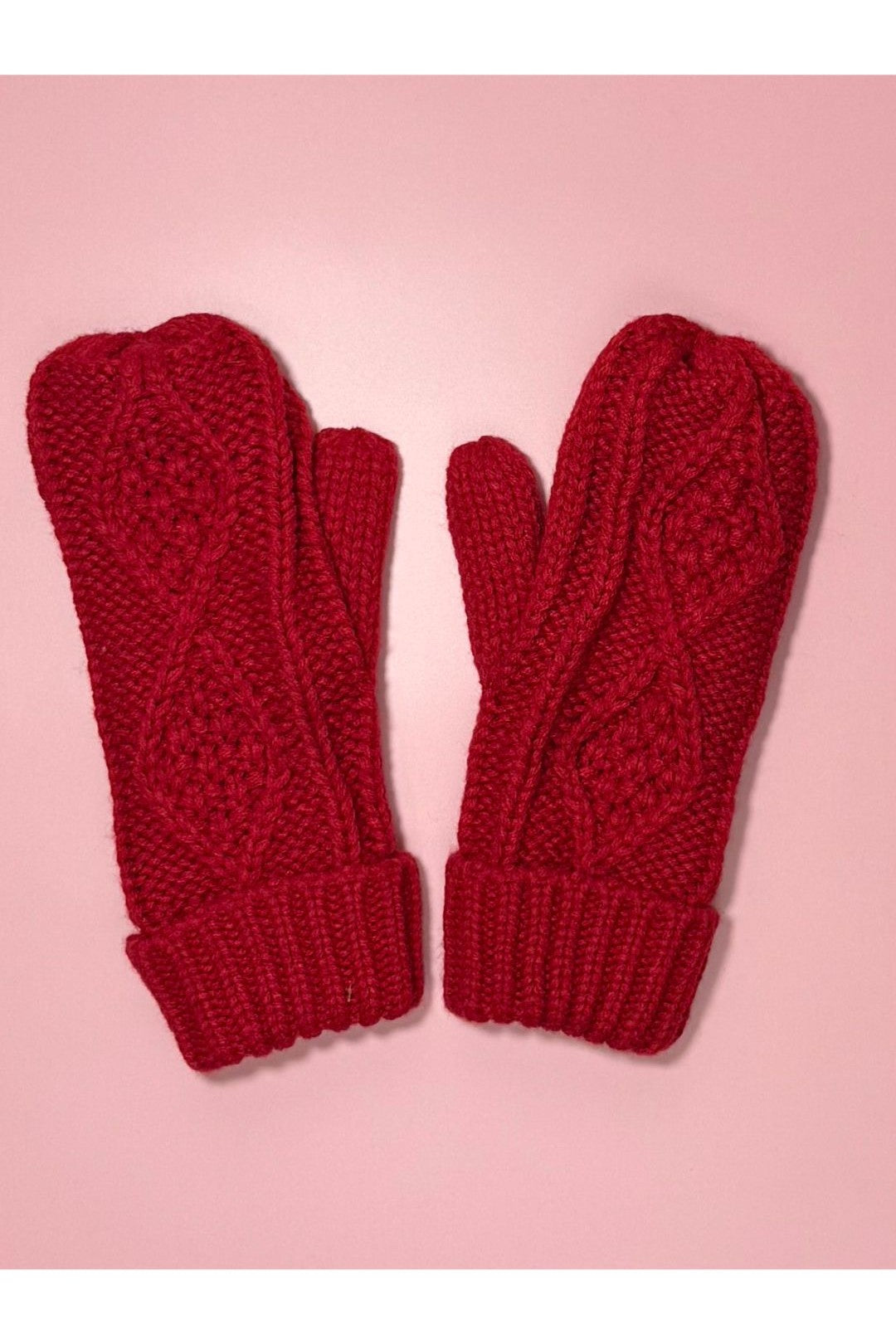 Cable Knit Mittens