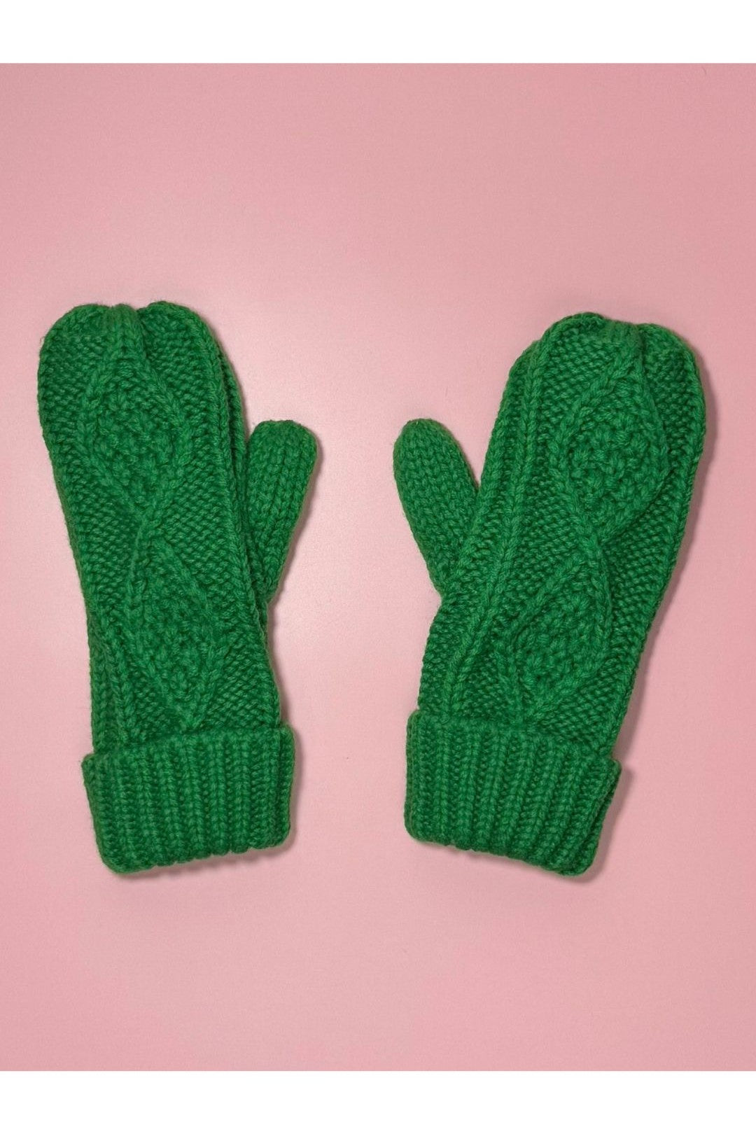 Cable Knit Mittens