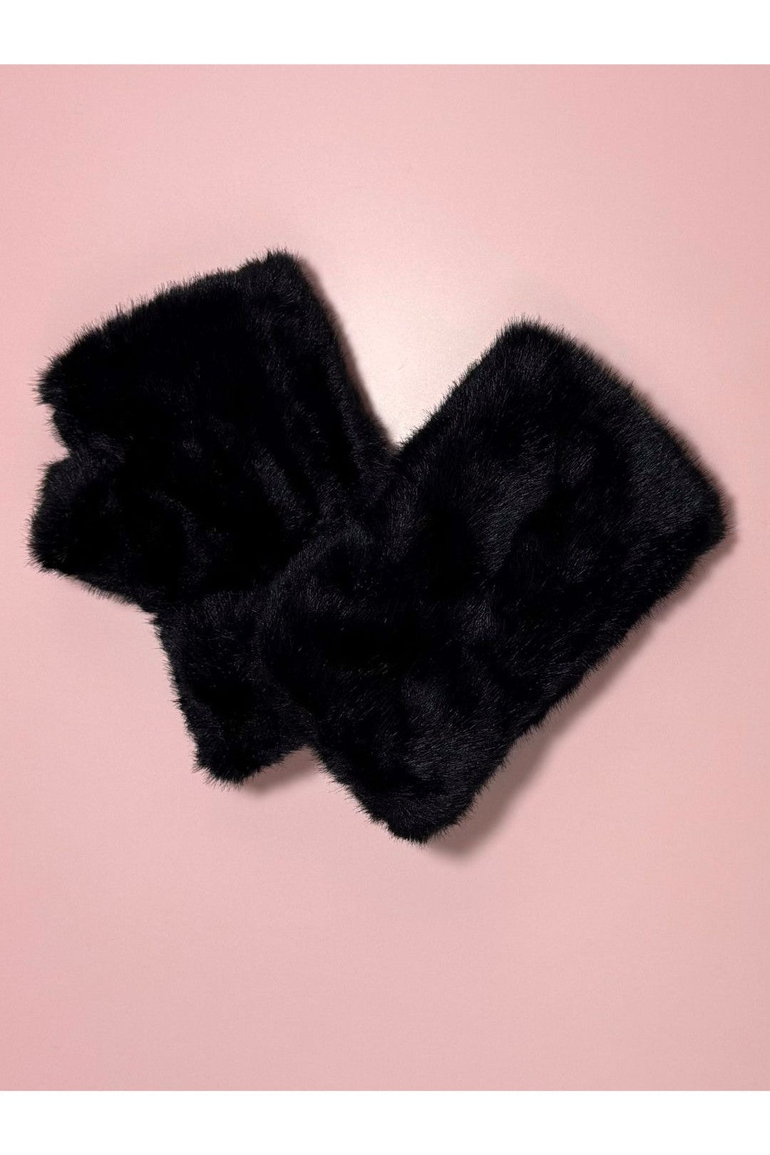 Faux Fur Fingerless Gloves