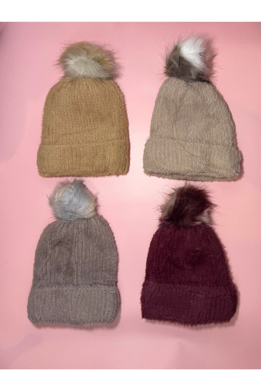 Ultra Soft Faux Mohair Winter Beanie