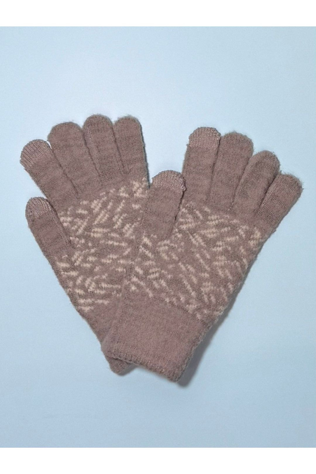 Printed Design Warm Touchscreen Gloves