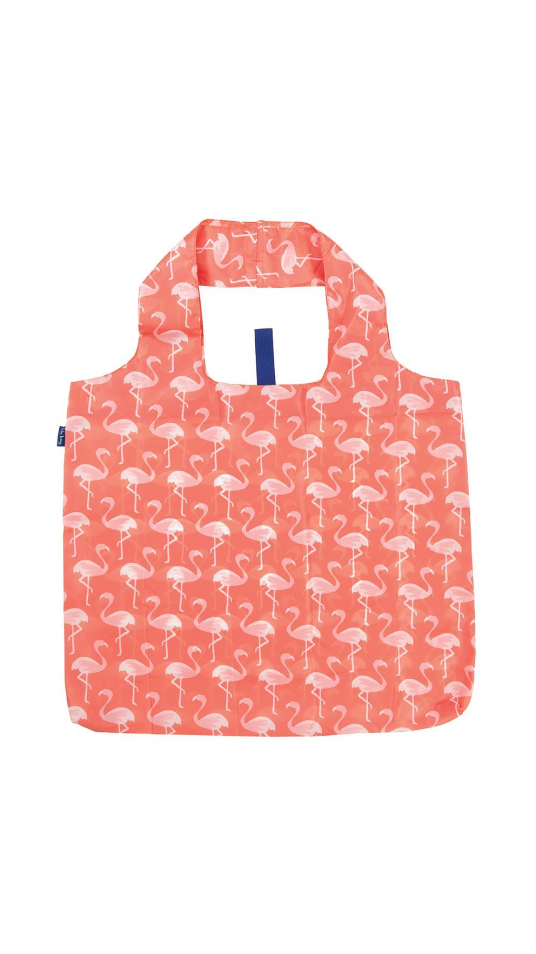 Pink Flamingo Blu Bag Reusable Shopper Tote