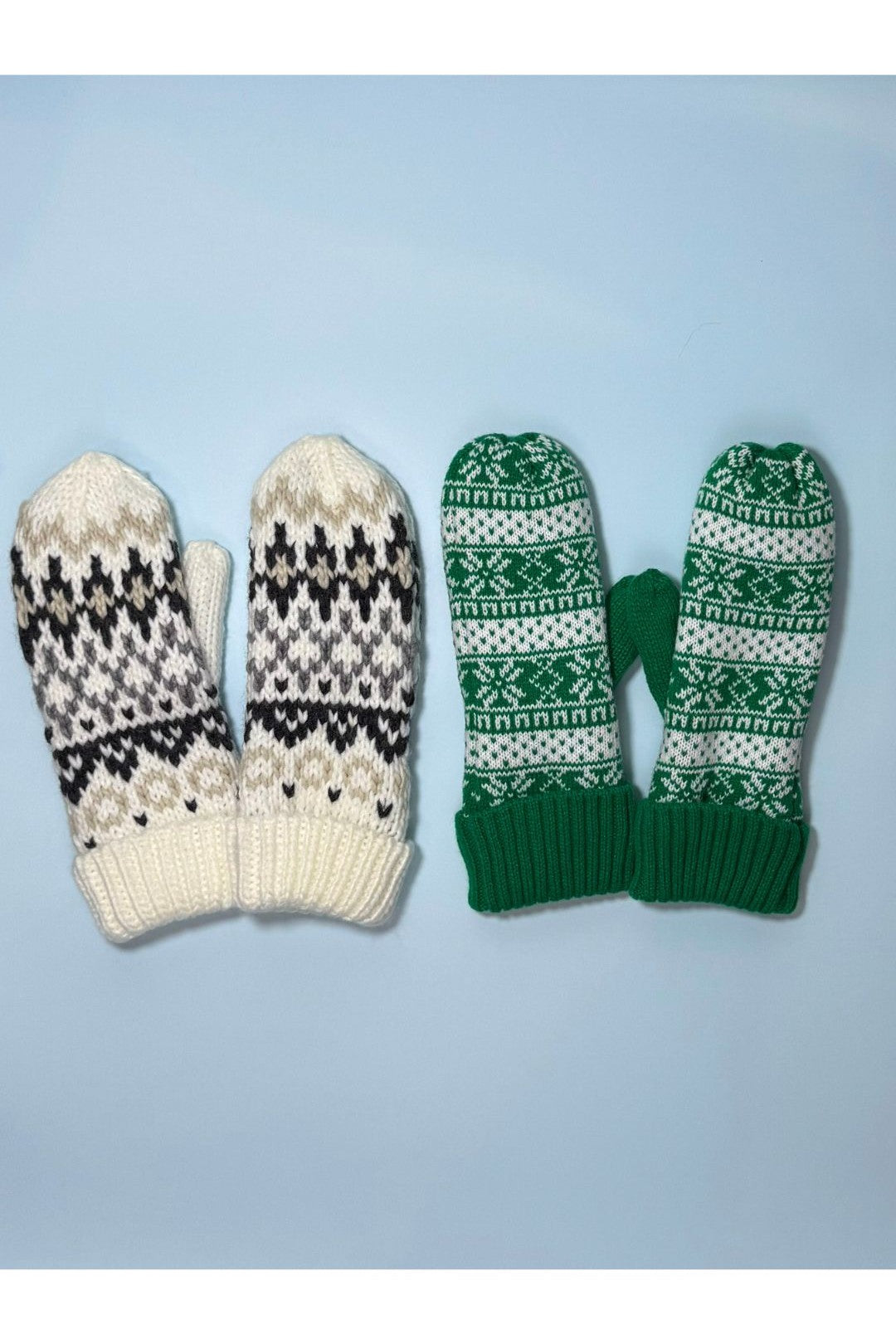 Winter Pattern Mittens