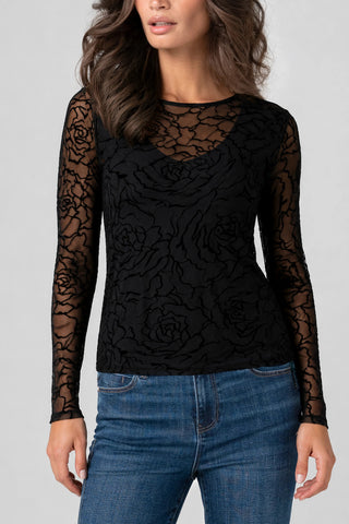 [Liverpool] Bellarosa Layered Knit Top