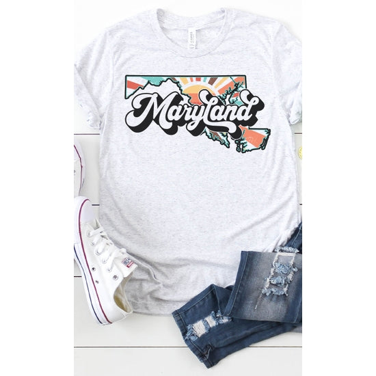MD Retro State Graphic Tee