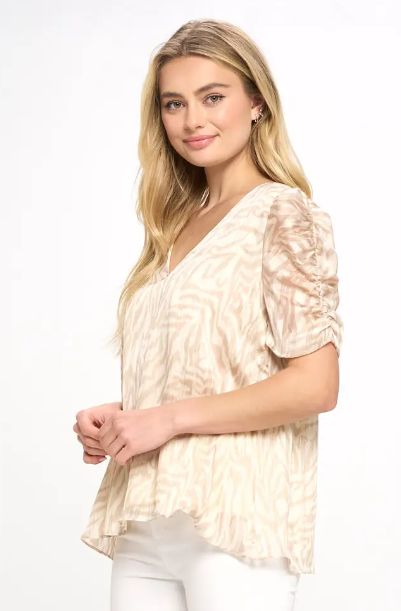 Taylor Ruched Sleeve Top