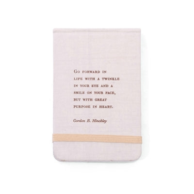 Gordon B. Hinckley Fabric Notebook
