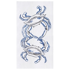 Blue Crabs Tea Towel