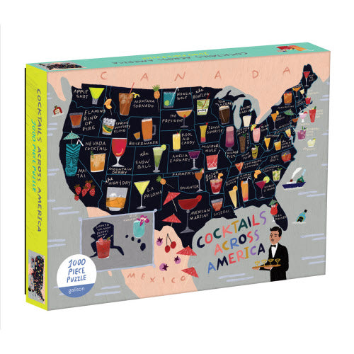 Puzzle 1000 Cocktail Map USA