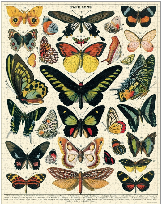 Vintage Butterflies Puzzle